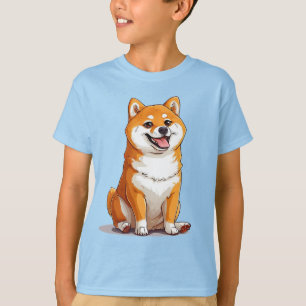 🐕✨ Cute Shiba Inu Dog Tee Design 😍🎨