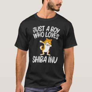 Cute Shiba Inu For Boys Kids Japan Breed Animal T-Shirt