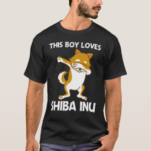 Cute Shiba Inu For Boys Kids Japan Breed Animal T-Shirt