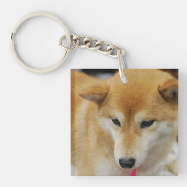 Cute Shiba Inu Keychain (Front)