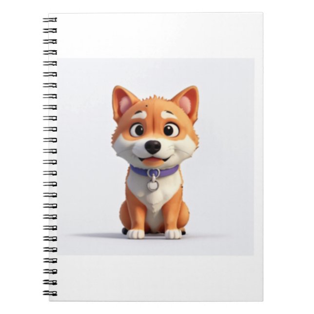 Cute Shiba Inu   Notebook (Front)