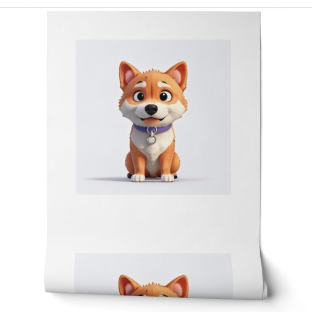 Cute Shiba Inu   Wallpaper (Unrolling)