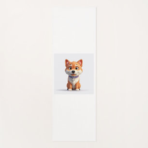 Cute Shiba Inu   Yoga Mat