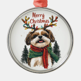 Cute Shih-tzu Dog Ornament