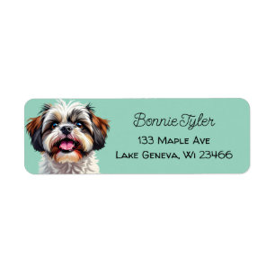 Cute Shih Tzu Puppy Dog Personalized