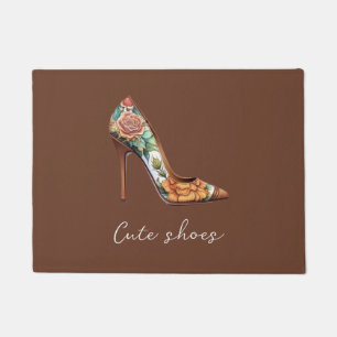 Cute Shoes High Heel Vintage Boutique Doormat