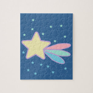 Cute Shooting Star Comet Jigsaw Puzzle