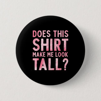 Cute Short People Art For Men Women Short Girl Sho 2 Inch Round Button