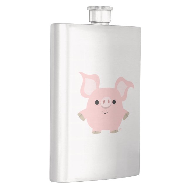Cute Shorty Cartoon Pig classique Flacon (Droite)