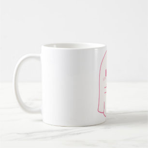 Cute Shy Ghost Coffee Mug