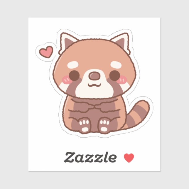 Cute Shy Red Panda (Sheet)