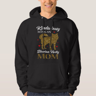 Cute Siberian Husky Dog Mom Huskie Wolf Dog M Hoodie