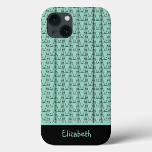 Cute Silhouette Coconut Trees iPhone 13 Case