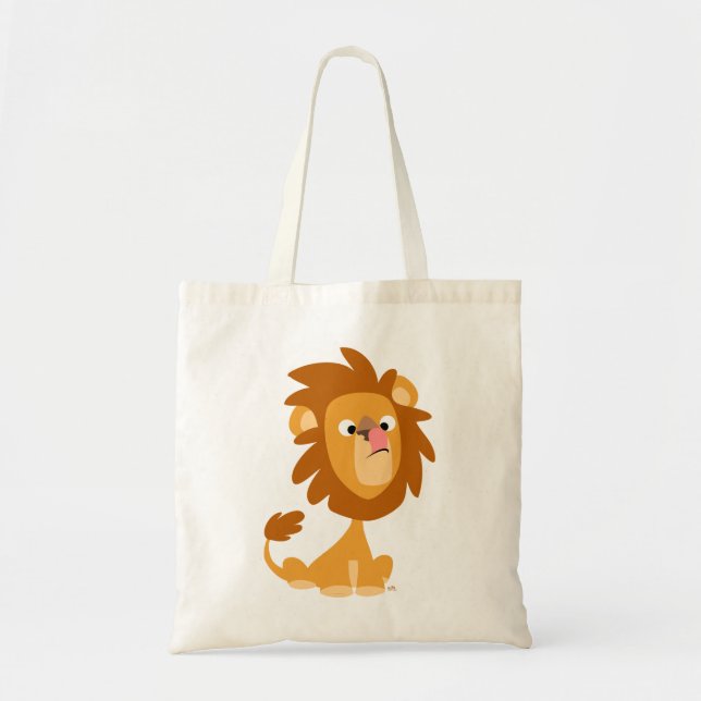Cute Silly Cartoon Lion Bag (Front)