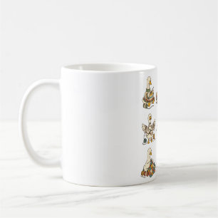 Cute Silly Goose Crocheting , Funny Yarn Lover  Coffee Mug