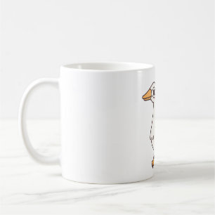 Cute Silly Goose On The Loose Funny Saying Coffee Mug