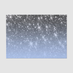 Cute Silver Glitter Tissue Paper