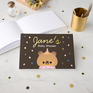 Cute Simple Fun Birthday Party Guest Book
