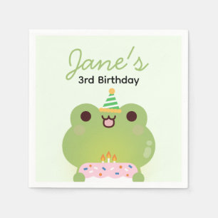 Cute Simple Fun Birthday Party Napkin