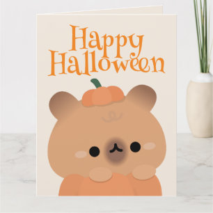 Cute Simple Fun Halloween Party Thank You Card