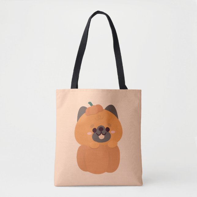 Cute Simple Fun Halloween Party Tote Bag (Front)