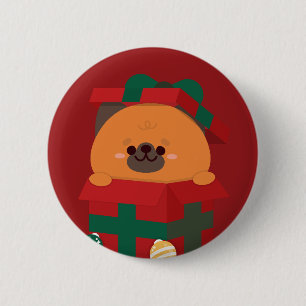 Cute Simple Fun Merry Christmas 2 Inch Round Button