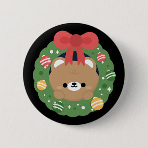 Cute Simple Fun Merry Christmas 2 Inch Round Button