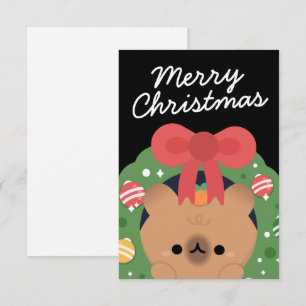 Cute Simple Fun Merry Christmas Thank You Card