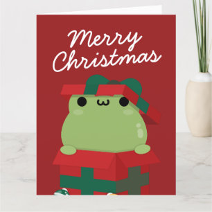 Cute Simple Fun Merry Christmas Thank You Card