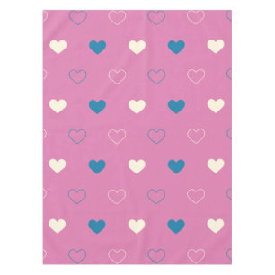 Cute Simple Heart Pattern Tablecloth