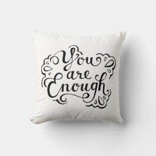 Cute Simple Inspirational Quote Throw Pillow