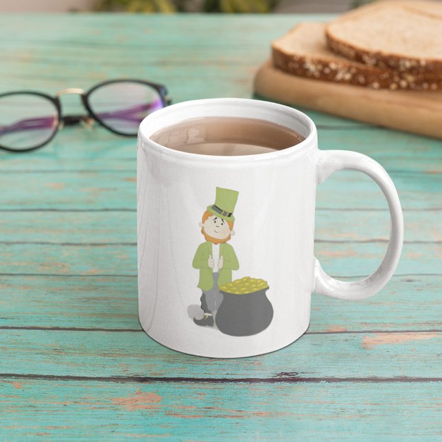 Cute Simple Leprechaun St. Patrick's Day  Coffee Mug (Creator Uploaded)