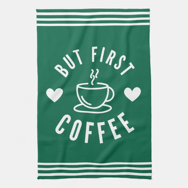 Cute Simple Mais Premier Café Serviettes De Cuisin (Vertical)