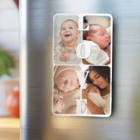 Cute Simple Multi Photo Keepsake Modern Elegant Ma