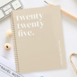 Cute Simple Name Beige Planner<br><div class="desc">Looking for thoughtful Christmas gift ideas for women? This Cute Simple Name Beige Planner is perfect for staying organized in style. It's also a great option for coworker Christmas gift ideas for women or personalized Christmas gifts to make. Ideal for Christmas gift ideas for friends, it fits perfectly as one...</div>