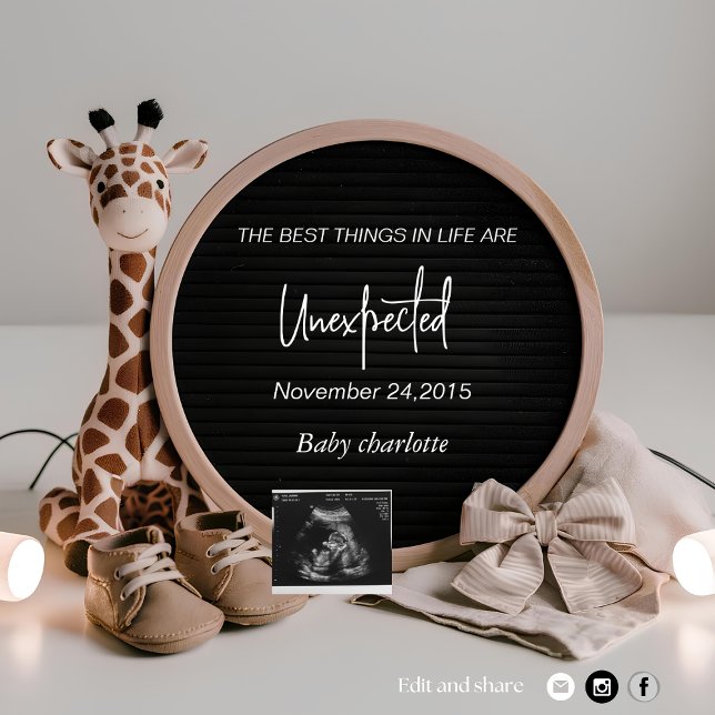 Cute simple neural digital pregnancy announcement  (Creator Uploaded)