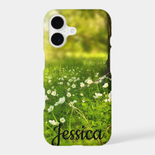 Cute Simple Personalized Sunny Flower Field