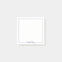 Cute Simple Purple Monogram Full Name