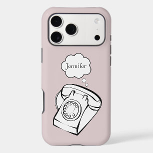 Cute Simple Retro Phone iPhone / iPad case