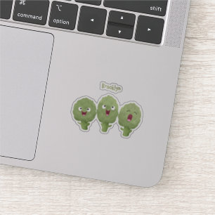 Cute singing artichokes vegetable cartoon