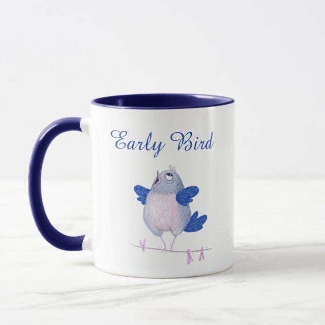 Cute Singing Bird Mug (Left)