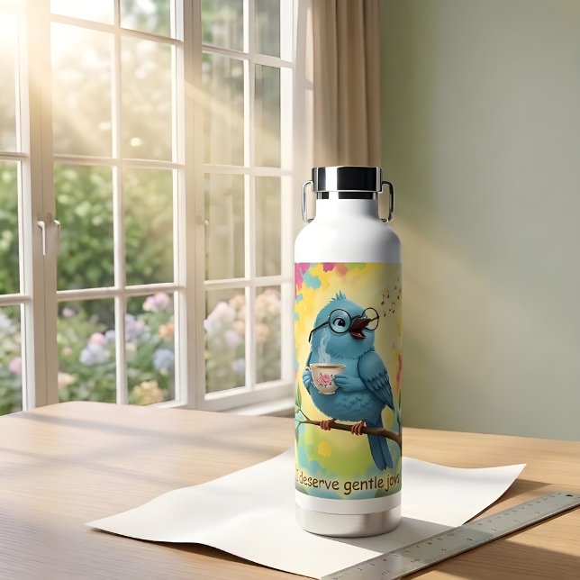  Cute Singing Blue Bird Water Bottle (Creator Uploaded)