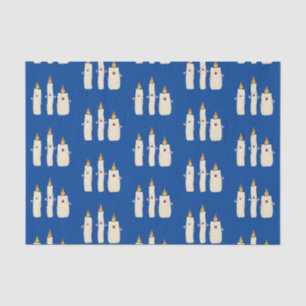 Cute singing candle trio cartoon tissue paper