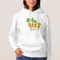 Cute singing carrot quartet cartoon illustration