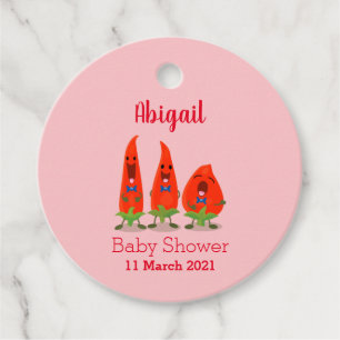 Cute singing chilli peppers cartoon illustration  favour tags