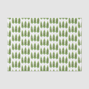 Cute singing okra vegetable cartoon tissue paper