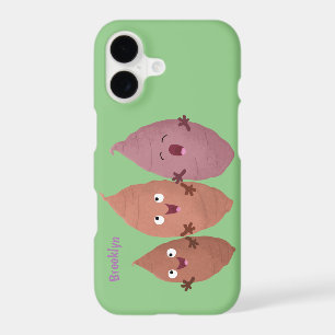 Cute singing sweet potatoes cartoon vegetables