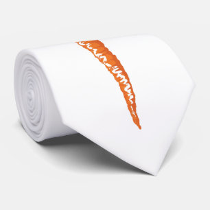 Cute Single Carrot design Tie