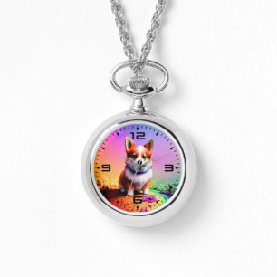 Cute Sitting Corgi Dog-336633 Watch