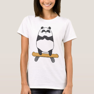 Cute Skateboarding Panda Skateboarder Panda Skateb T-Shirt